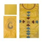 Dubai Style Designer Party Wear Handmade Zari Work Bazin For Women