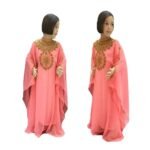 Stylish Pitch Dress Evening Wedding Kids Abaya