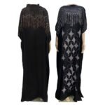 Latest Stylish Partywear Premium 100% Chiffon Selling Abaya For Women