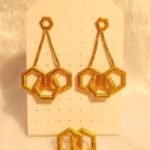 African Earring, Finger Ring D.N- E1008