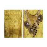 Evening Party Wear Getzner Bazin Magnum Gold Wedding For Women