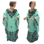 Embroidery Work Evening Wedding Kids Abaya