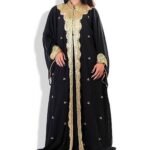Shining Gorgeous Hand Work Abaya