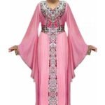 Beautiful And Georgette Fabric Handmade Abaya