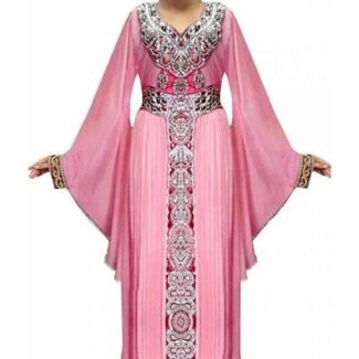 Beautiful And Georgette Fabric Handmade Abaya
