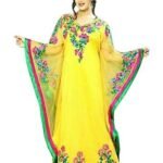 Beautiful Multi Gorgeous Handwork kaftan