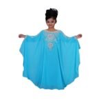 Dubai Stylish Beaded Hand Work African Kaftan For Kids