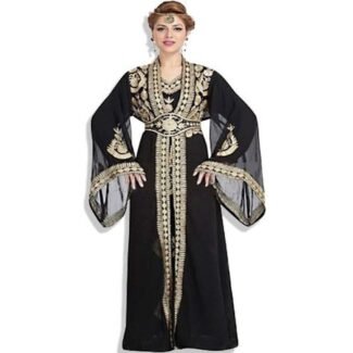 Stunning Georgette Kaftan Embroidery Work