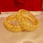 Fancy Design 2 Gram Gold Bangles