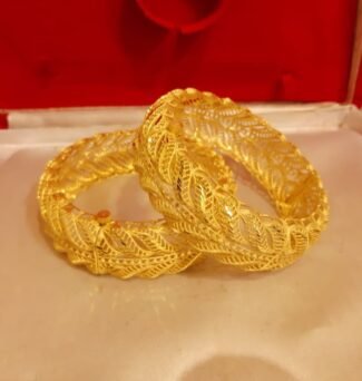 Fancy Design 2 Gram Gold Bangles
