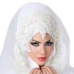 African Stylish Beautiful Beaded Designer Head Scarf