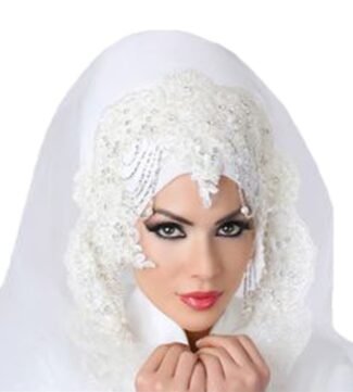 African Stylish Beautiful Beaded Designer Head Scarf