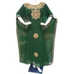 Gently Created With Handwork Zari Abaya