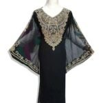 African Style Zari Work Abaya