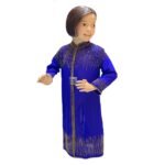 African Stylish Party Wear Zari Work For Kid's Abaya