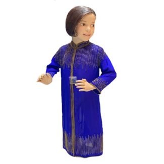 African Stylish Party Wear Zari Work For Kid's Abaya
