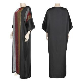 Designer Diamond Machine Work Mix Color Abaya For Women