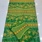 Beautiful Getzner Bazin Dress Green Color For African Women D.N- 1965