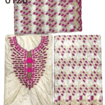 New Latest White African Bazin For Women.