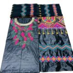 New Latest Black Trending African Bazin For Women.