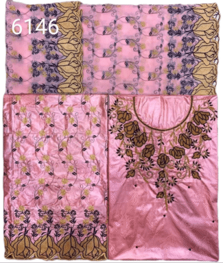 Latest Dubai Bazin For Evening Party.