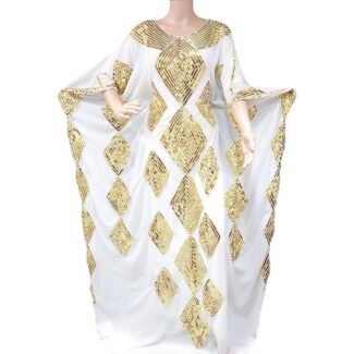 Heavy Work Party Wear African Abaya