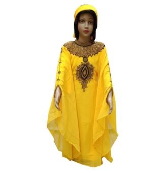 Trendy Beautiful African Premium Handmade Chiffon Kaftan