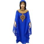 Evening Dresses Crystal Beaded Long Sleeves Abaya Moroccan Kaftan