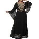 Black Color Stylish Design Abaya For Women