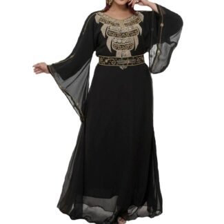 Black Color Stylish Design Abaya For Women