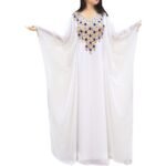 White Color Dubai Abaya