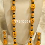 2025 Heart Shape Long Necklace Set For African Women