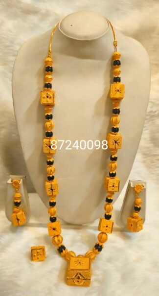 2025 Heart Shape Long Necklace Set For African Women