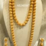 African Round Boll Shaped Party Wear Necklace with Earring Set