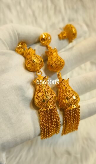 Beautiful Designer 2 Gram Gold Earring Set For Women D.N- E5477