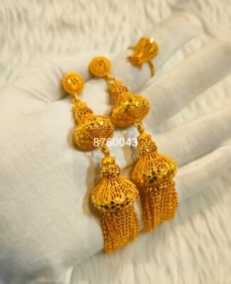 Beautiful Designer 2 Gram Gold Earring Set For Women D.N- E5478