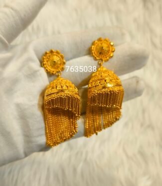 Beautiful Designer 2 Gram Gold Earring Set For Women D.N- E5480