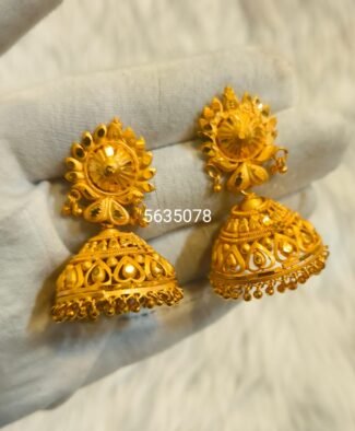 Beautiful Designer 2 Gram Gold Earring Set For Women D.N- E5481
