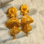 Beautiful Designer 2 Gram Gold Earring Set For Women D.N- E5482