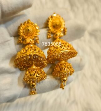 Beautiful Designer 2 Gram Gold Earring Set For Women D.N- E5482