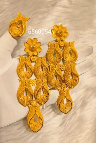 Beautiful Designer 2 Gram Gold Earring Set For Women D.N- E5483