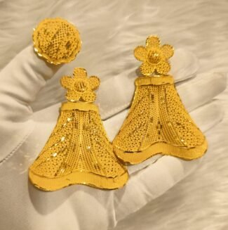 Beautiful Designer 2 Gram Gold Earring Set For Women D.N- E5470