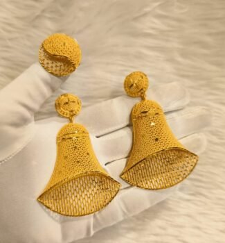 Beautiful Designer 2 Gram Gold Earring Set For Women D.N- E5462