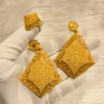 Beautiful Designer 2 Gram Gold Earring Set For Women D.N- E5463