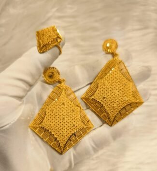 Beautiful Designer 2 Gram Gold Earring Set For Women D.N- E5463