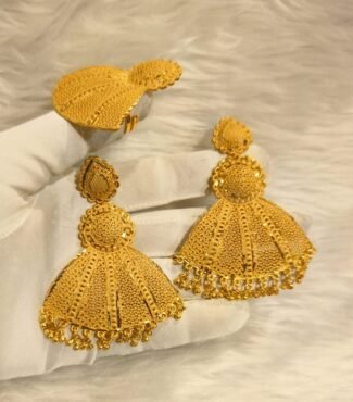 Beautiful Designer 2 Gram Gold Earring Set For Women D.N- E5466