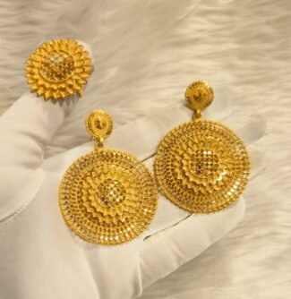 Beautiful Designer 2 Gram Gold Earring Set For Women D.N- E5467