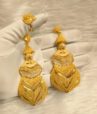 Beautiful Designer 2 Gram Gold Earring Set For Women D.N- E5469