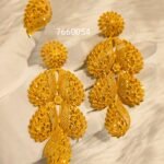 Beautiful Designer 2 Gram Gold Earring Set For Women D.N- E5444