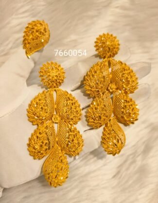 Beautiful Designer 2 Gram Gold Earring Set For Women D.N- E5444